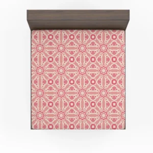 Vietnam Traditional Pattern Pink Fitted Sheet