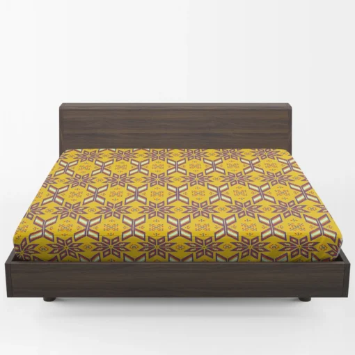 Vietnamese Ethnic Pattern Fitted Sheet 1