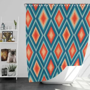 Vintage Aesthetic Pattern Shower Curtain