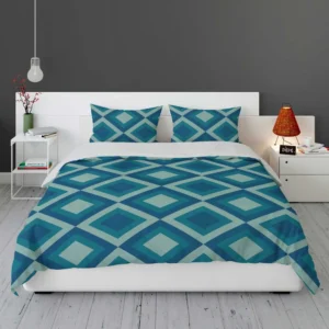 Vintage Aesthetic Pattern With Triangles Bedding Set 1