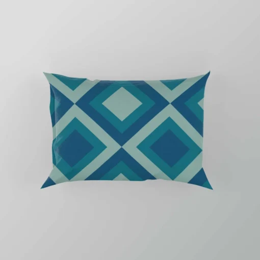 Vintage Aesthetic Pattern With Triangles Pillow Case