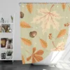 Vintage Autumn Leaves & Berries Shower Curtain