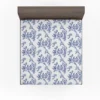 Vintage Blue Toile Artwork Fitted Sheet