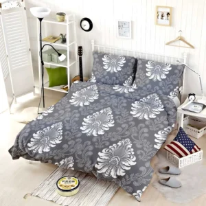 Vintage  Damask Seamless Pattern Background Bedding Set