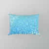 Vintage Damask Sky Blue Design Pillow Case