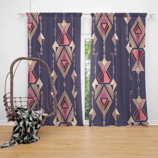 Vintage Ethnic Design Curtain