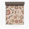 Vintage Ethnic Floral Paisley Fitted Sheet