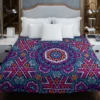 Vintage Ethnic Geometric Mosaic Pattern Duvet Cover