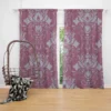 Vintage Floral Damask Pattern Curtain