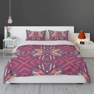 Vintage Floral Geometric Ethnic Design Bedding Set 1