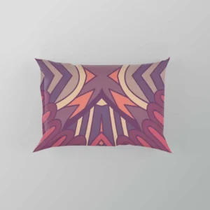 Vintage Floral Geometric Ethnic Design Pillow Case