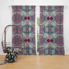 Vintage Floral Geometry Design Curtain