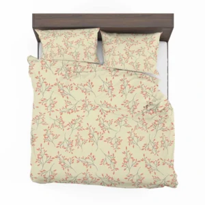 Vintage Floral Pink Pattern Bedding Set 2