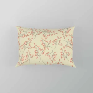 Vintage Floral Pink Pattern Pillow Case