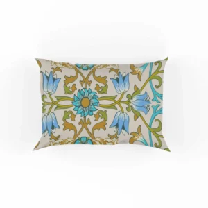 Vintage Flower Ornament Seamless Pattern Pillow Case