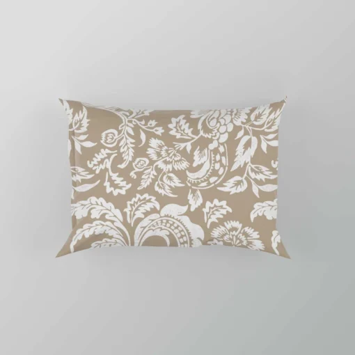 Vintage Flowers Pattern Pillow Case