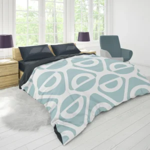 Vintage Geometrics Abstract Design Duvet Cover 1