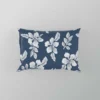 Vintage Hibiscus Flower Pattern Pillow Case