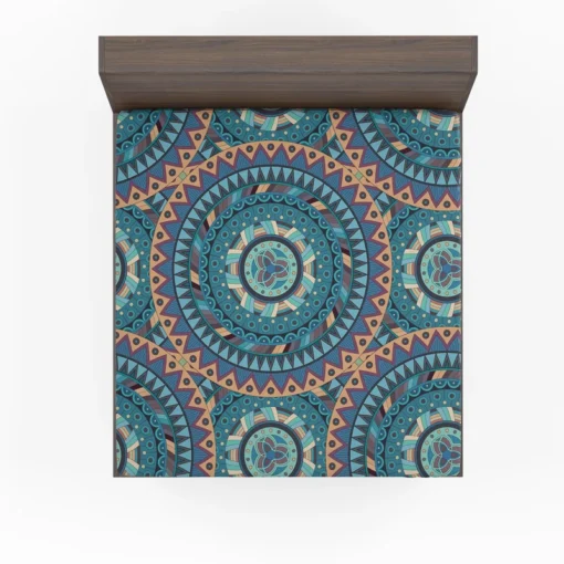 Vintage Mandala Endless Fitted Sheet