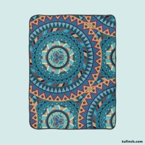 Vintage Mandala Endless Fleece Blanket 1