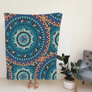 Vintage Mandala Endless Fleece Blanket