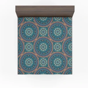 Vintage Mandala Pattern Fitted Sheet