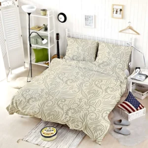 Vintage Ornamental Floral Background Bedding Set