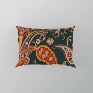 Vintage Paisley Floral Pattern Pillow Case