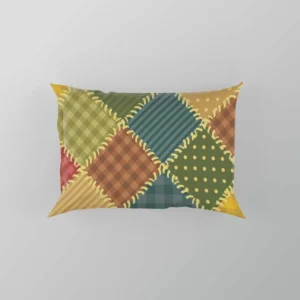 Vintage Patchwork Background Pillow Case