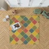 Vintage Patchwork Background Rug