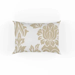 Vintage Rococo Damask Pattern Pillow Case