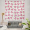 Vintage Small Flowers Grace Design Wall Tapestry