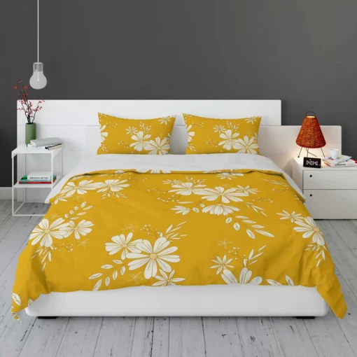 Vintage Style Chamomile Flowers Bedding Set 1