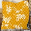 Vintage Style Chamomile Flowers Quilt Blanket