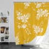 Vintage Style Chamomile Flowers Shower Curtain