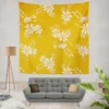 Vintage Style Chamomile Flowers Wall Tapestry