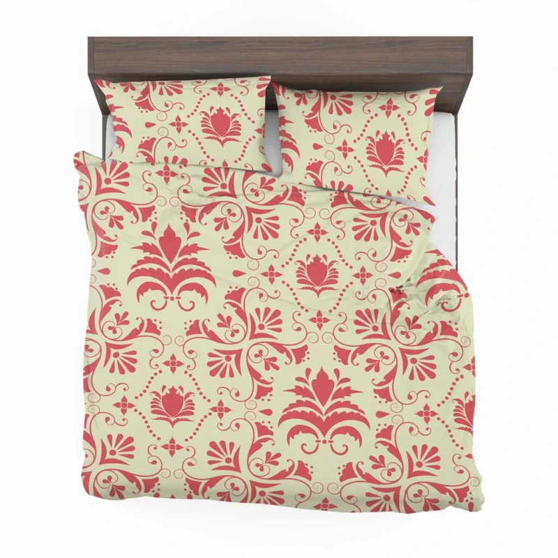 Vintage Style Damask Bedding Set 2