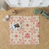 Vintage Style Damask Rug