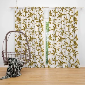 Vintage Swirls Element Curtain