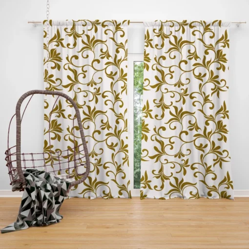 Vintage Swirls Element Curtain