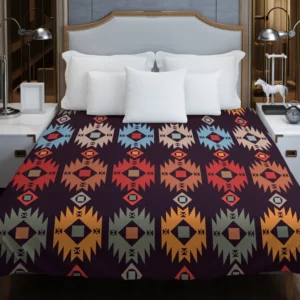 Vintage Tribal Design Duvet Cover