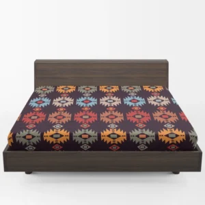 Vintage Tribal Design Fitted Sheet 1