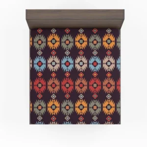 Vintage Tribal Design Fitted Sheet