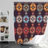 Vintage Tribal Design Shower Curtain