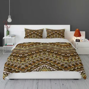 Vintage Tribal Zigzag Pattern Bedding Set 2