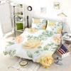 Vintage Yellow Rose Bedding Set