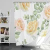 Vintage Yellow Rose Shower Curtain