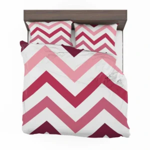 Viva Magenta Diagonal Zigzag Bedding Set 2