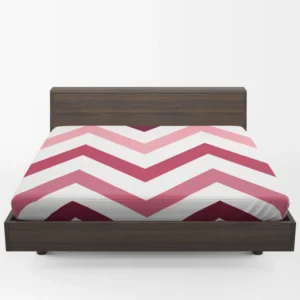 Viva Magenta Diagonal Zigzag Fitted Sheet 1