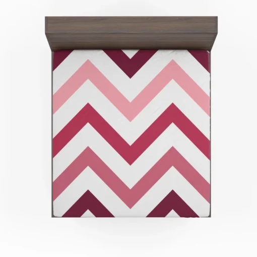 Viva Magenta Diagonal Zigzag Fitted Sheet